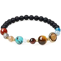 Bracelet système solaire COAI en onyx et jaspe
