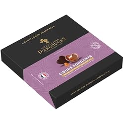 Coffret Chevaliers d'Argouges cœurs caramel chocolat noir et lait