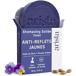 Shampoing solide Arista violet à l'huile de ricin