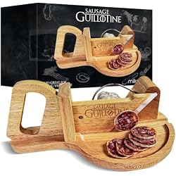 Guillotine à saucisson Mikamax en bois massif