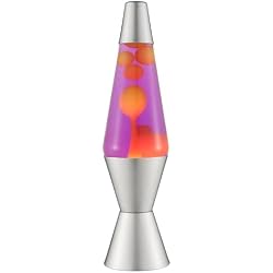 Lampe à lave LAVA 2125 cire jaune et liquide violet