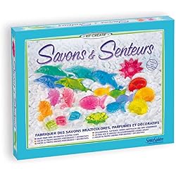 Kit cosmétique Sentosphère savons multicolores et parfumés