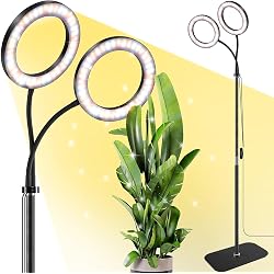 Lampe de croissance COKOLILA 2 têtes avec minuterie