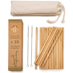 Pailles en bambou Printadeco