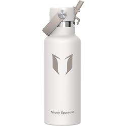 Gourde isotherme Super Sparrow 350ml avec paille FlipFlow