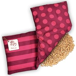 Coussin chauffant Navango noyaux de cerise 17x45 cm