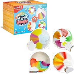 Coffret bombes de bain ZIMPLI 4 effets spéciaux