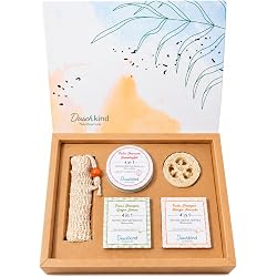 Coffret cadeau cosmétique Duschkind avec 3 shampooings solides