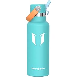 Gourde isotherme Super Sparrow 350ml FlipFlow avec paille