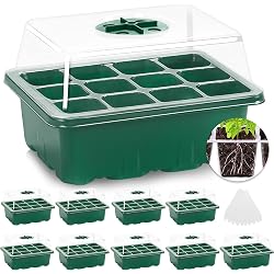 Kit de germination MIXC 10 bacs 120 cellules avec dôme