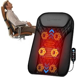 Coussin de massage Shiatsu COMFIER ultra-mince avec chaleur
