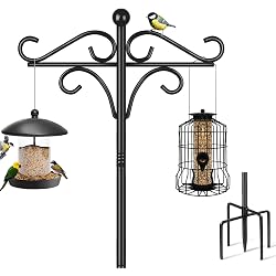 Support de mangeoire pour oiseaux SEGNAYEN réglable 195 cm