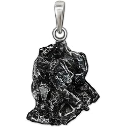 Pendentif météorite CLEVER SCHMUCK en argent 925