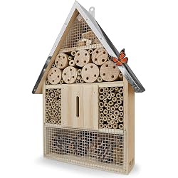 Hôtel à insectes Wildlife Friend XL avec toit métallique