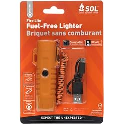 Briquet solaire survive outdoors longer