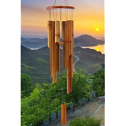 Carillon à vent Astarin en bambou 96,5 cm