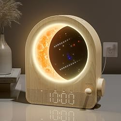 Simulateur d'aube blonbar avec réveil lumineux et 10 sons naturels