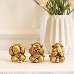 3 singes de la sagesse Tohlucs