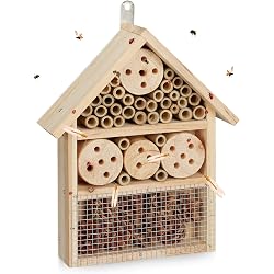 Hôtel à insectes Relaxdays 3 compartiments en kit