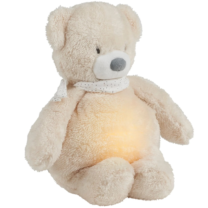 Veilleuse peluche ours beige sleepy