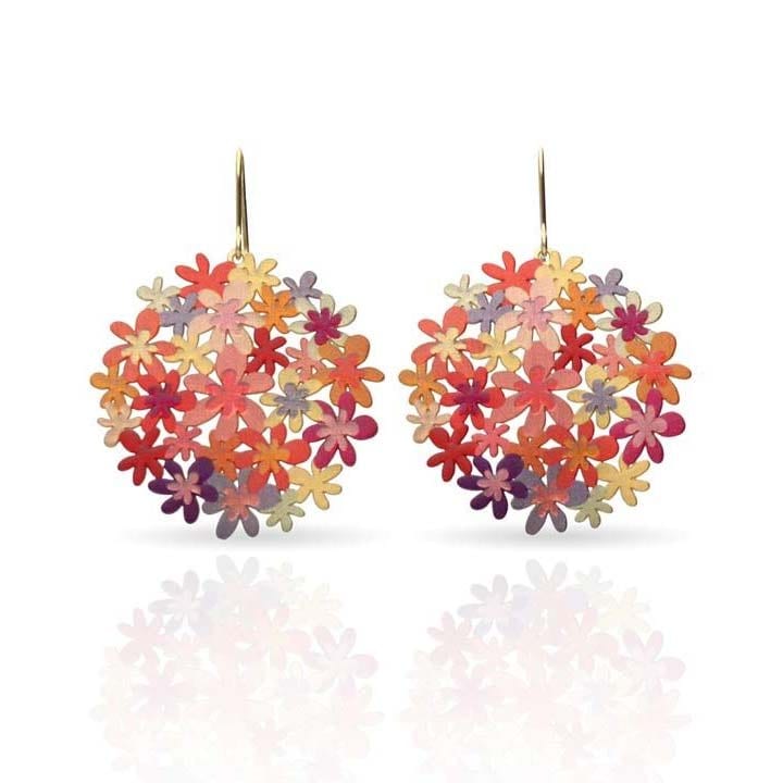 Boucles d'oreilles Bouquet de fleurs