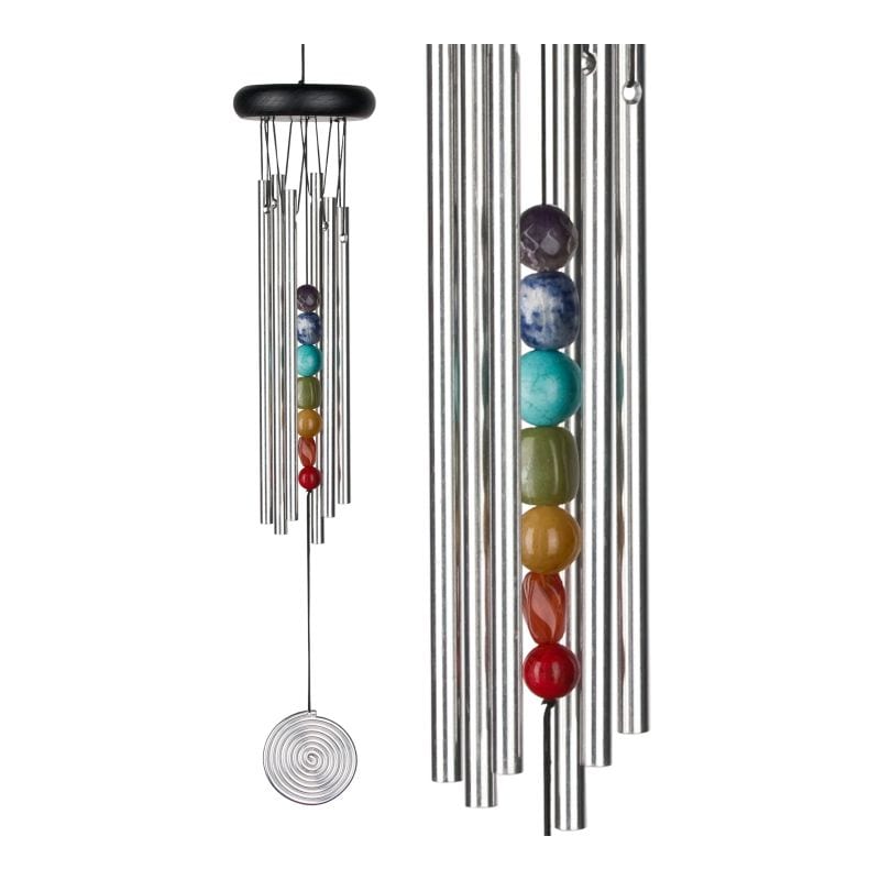 Carillon à vent feng shui 7 chakras 44cm