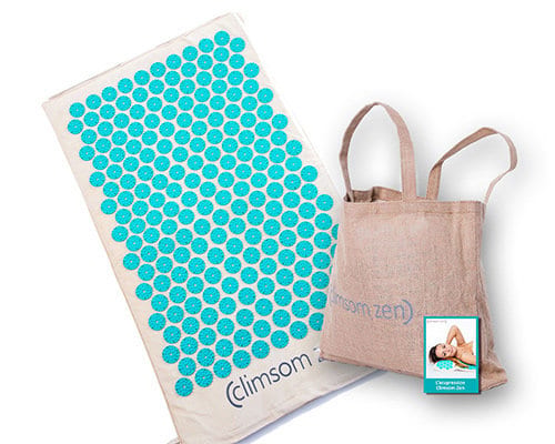 Tapis d'acupression bio - bleu-vert