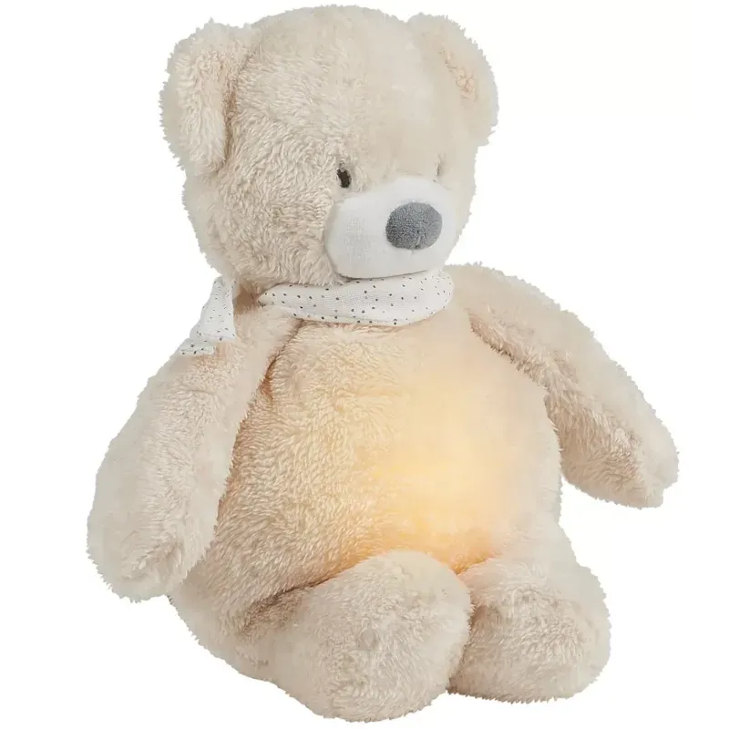 Veilleuse peluche ours beige sleepy
