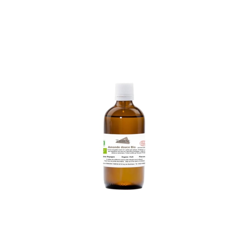 Huile végétale d'amande douce bio 100 ml
