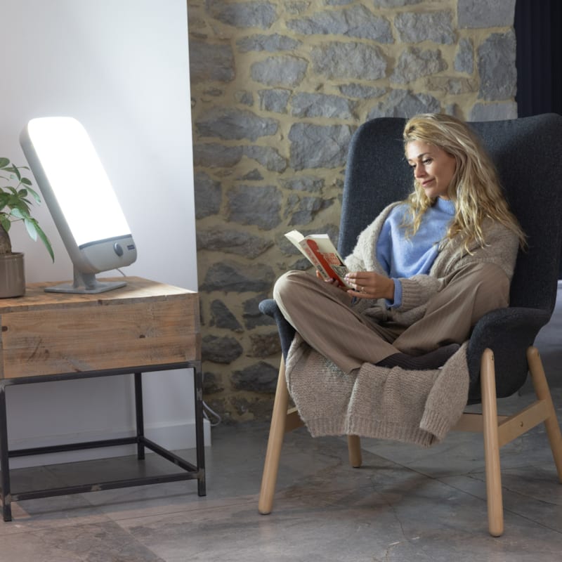 Lampe de luminothérapie 14 000 lux - Lumière du jour - 2 intensités