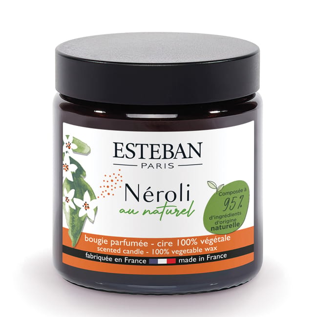 Bougie parfumée Néroli au naturel Esteban